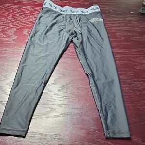 Men's Gray Compression Joggers